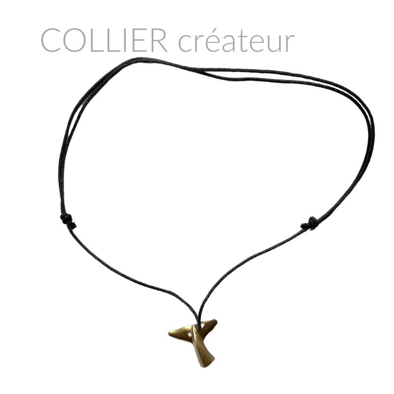 Collier poisson intemporel de créateur joaillier du Bassin d'Arcachon.